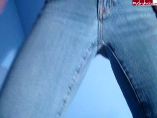 i described myself in jeans over a guy (video of the group vkontakte ru/club16555988)
